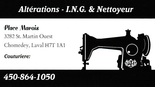 Altérations - ING & Nettoyeur